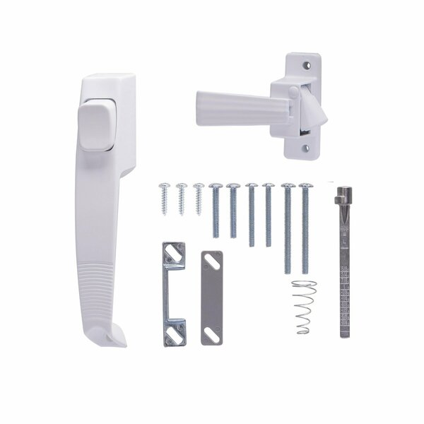 Prosource Latch Push Btn White Clos Hndl 47015-UW-PS